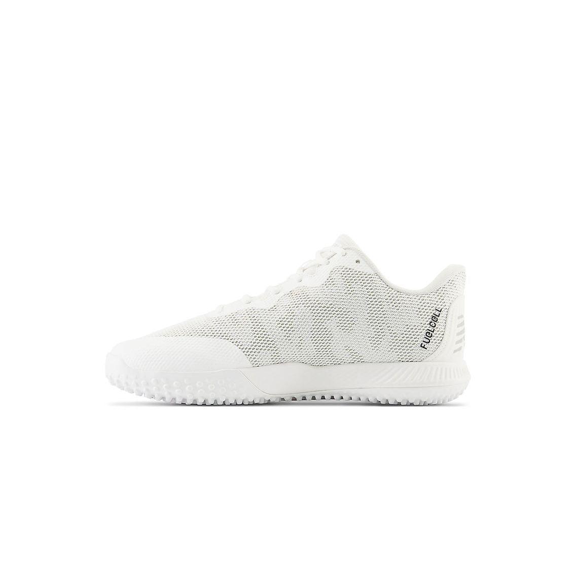 New Balance Men's FuelCell 4040 V7 Turf Baseball Shoes - Optic White / Rain Cloud - T4040W7 - Smash It Sports