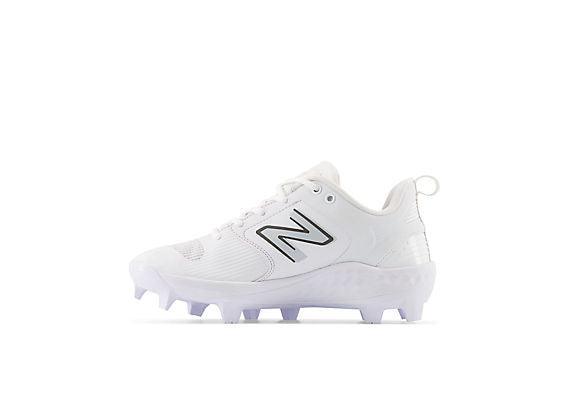New Balance Women's Fresh Foam Velo V3 Molded Softball Cleats - White - SPVELOW3 - Smash It Sports