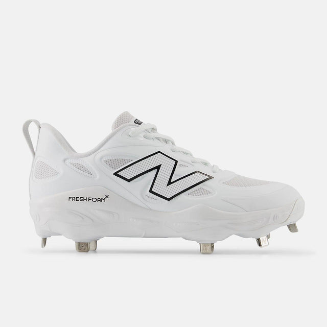 New Balance Women's Fresh Foam X Velo v4 Metal Fastpitch Softball Cleats - White SMVELOW4 - Smash It Sports