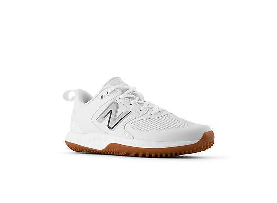 New Balance Women's VELO v3 Turf Softball Shoes - White - STVELOW3 - Smash It Sports
