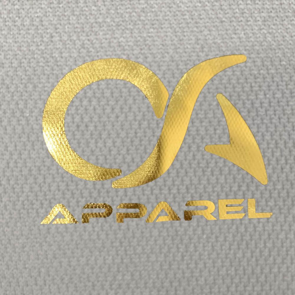 OA Gold Foil Logo Quarter Zip Pullover - Charcoal/Black - Smash It Sports