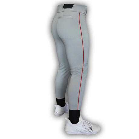 Original Dirty Mids - Piped Collection Baseball Pants (Grey) - Smash It Sports