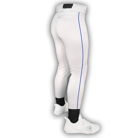 Original Dirty Mids - Piped Collection Baseball Pants (White) - Smash It Sports