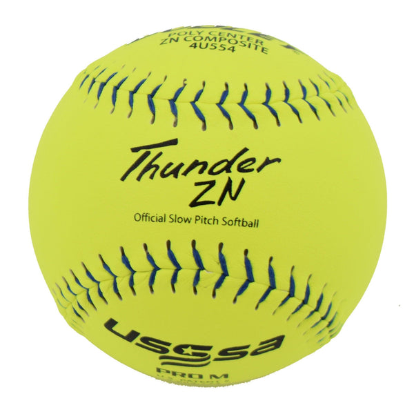 Dudley Thunder ZN Pro-M USSSA 12" Slowpitch Softballs - 4U554