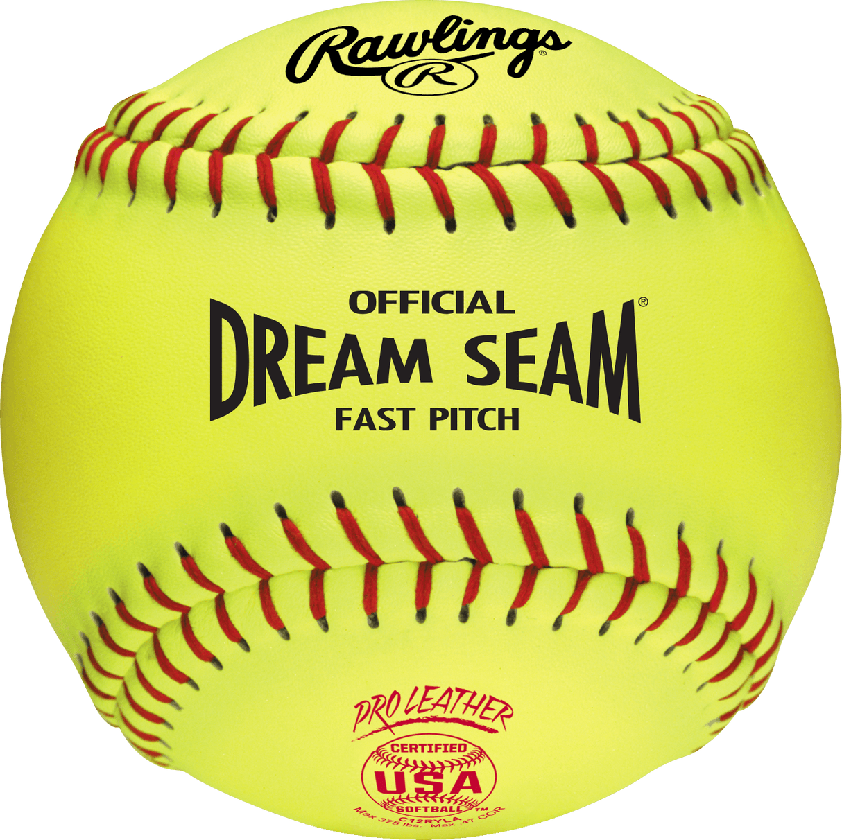 Rawlings 12" ASA/USA Dream Seam Fastpitch Softballs C12RYLA - Smash It Sports