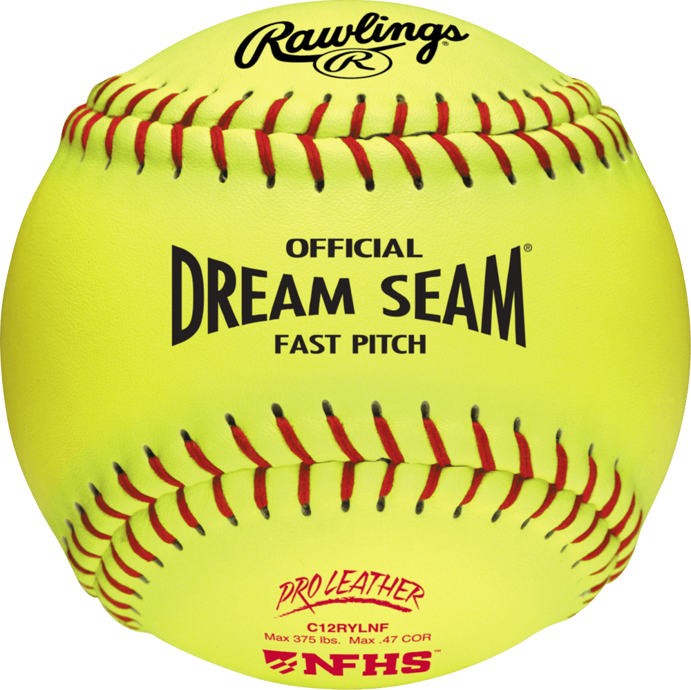 Rawlings 12" NFHS Dream Seam Fastpitch Softballs C12RYLNF - Smash It Sports