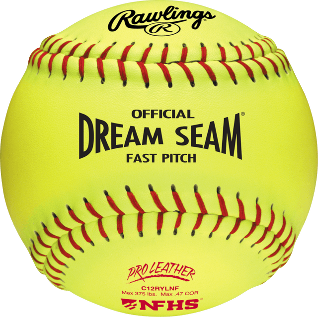 Rawlings 12" NFHS Dream Seam Fastpitch Softballs C12RYLNF - Smash It Sports
