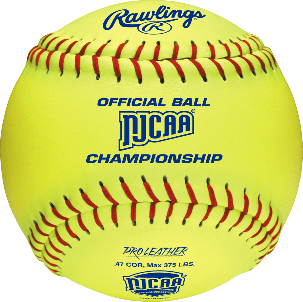 Rawlings 12" NJCAAFP NJCAA Championship 47/375 Leather Fastpitch Softballs NJCAAFP - Smash It Sports