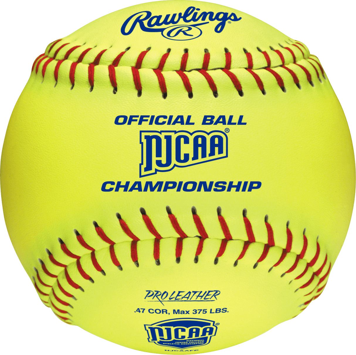 Rawlings 12" NJCAAFP NJCAA Championship 47/375 Leather Fastpitch Softballs NJCAAFP - Smash It Sports