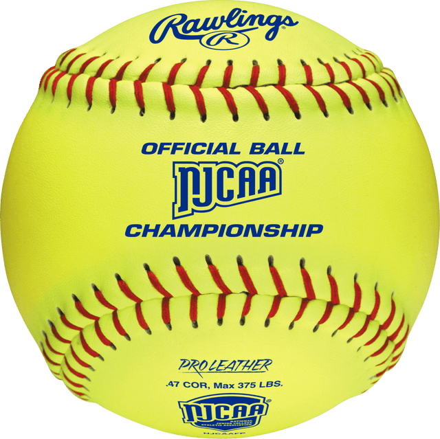 Rawlings 12" NJCAAFP NJCAA Championship 47/375 Leather Fastpitch Softballs NJCAAFP - Smash It Sports