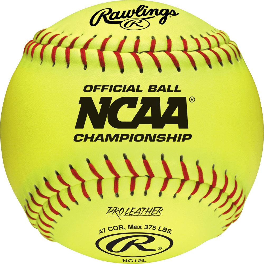 Rawlings 12" Official NCAA Championship Fastpitch Softballs NC12L - Smash It Sports