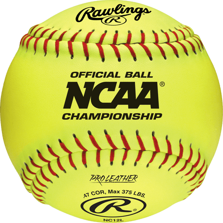 Rawlings 12" Official NCAA Championship Fastpitch Softballs NC12L - Smash It Sports