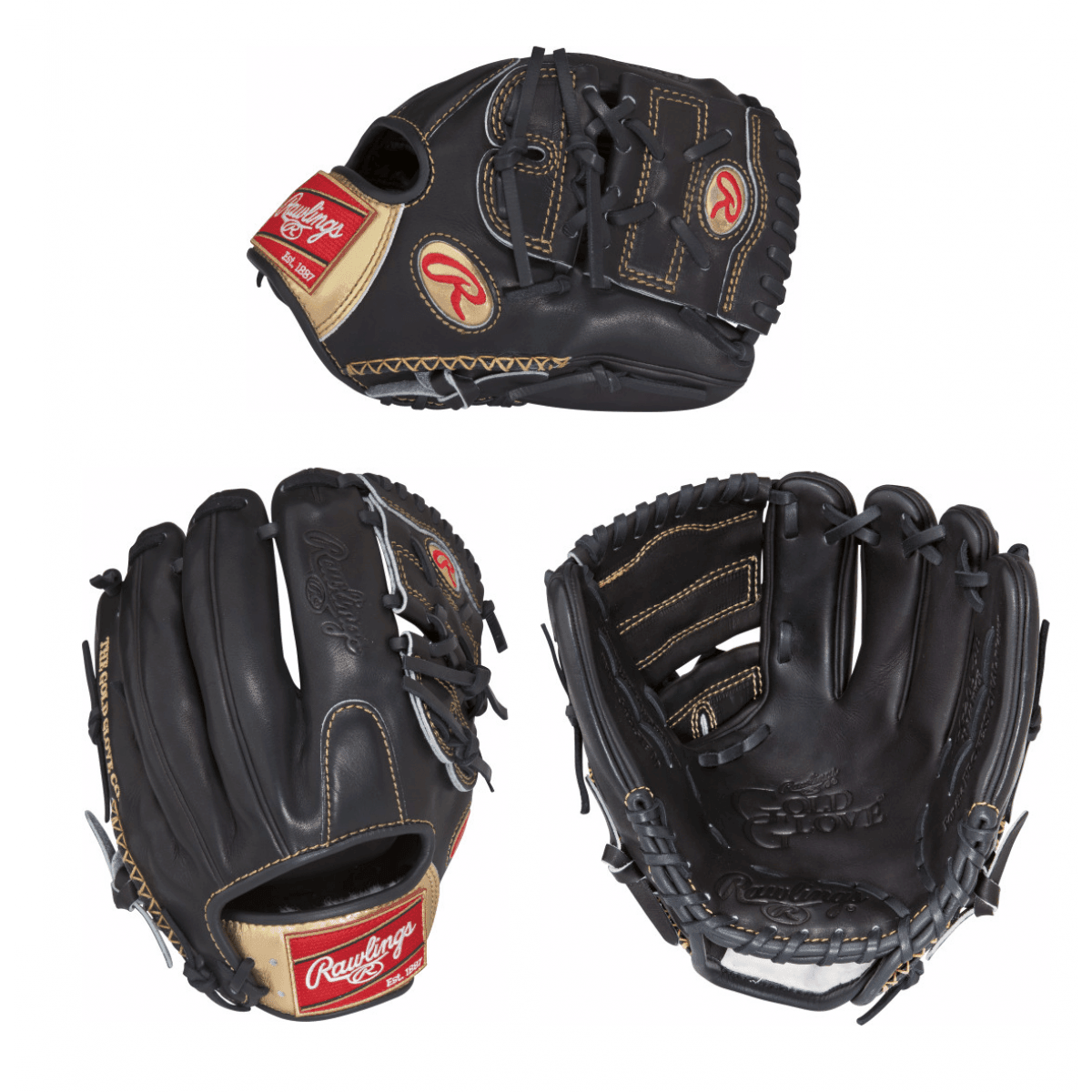 Rawlings Gold Glove 11.75" Professional Baseball Fielding Glove- RGG205-9B - Smash It Sports