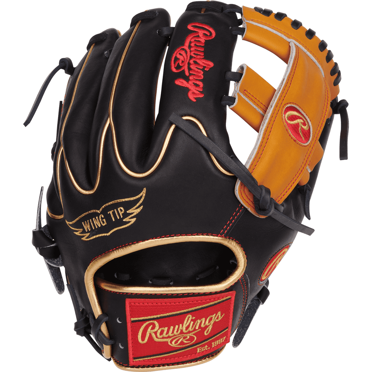Rawlings Gold Glove 黒/赤　GR2HMN55FB Rawlings Heart of The Hide 11.75
