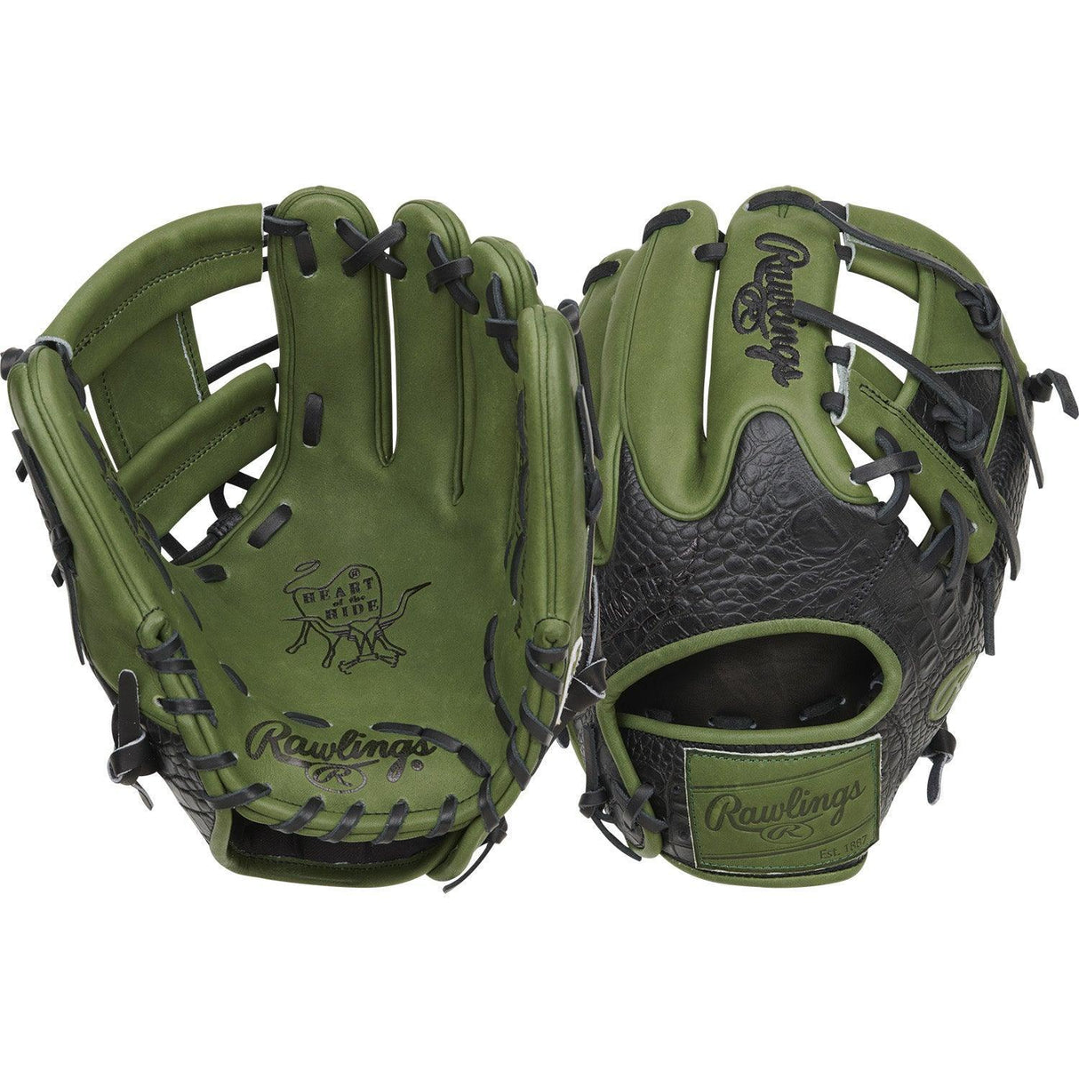 Rawlings Heart Of The Hide Color Sync 11.5" Baseball Fielding Glove - RPRO204W-2XMG - Smash It Sports