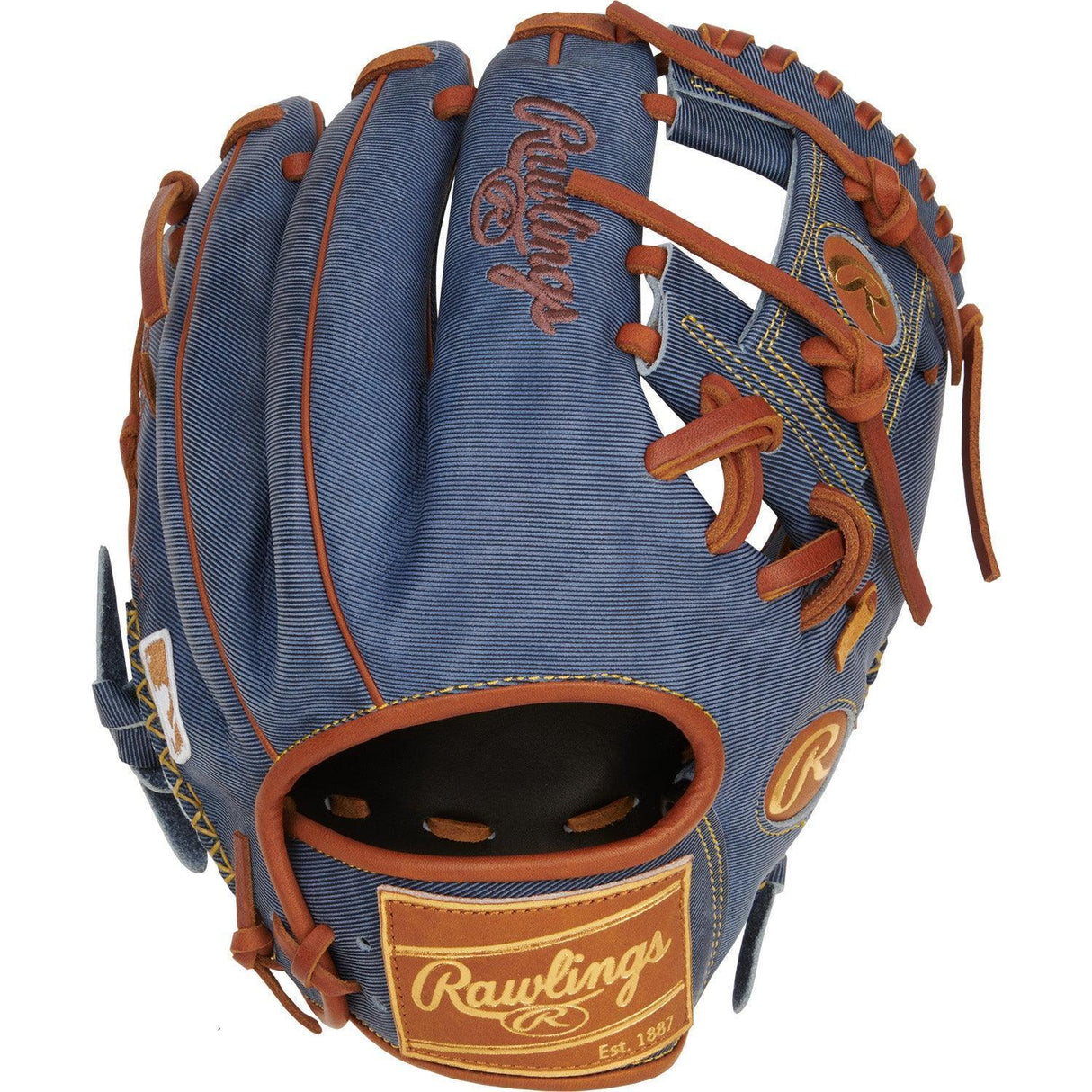 Rawlings Heart of the Hide Pro Label Denim Edition 11.5" Baseball Fielding Glove - PRO204-2D - Smash It Sports