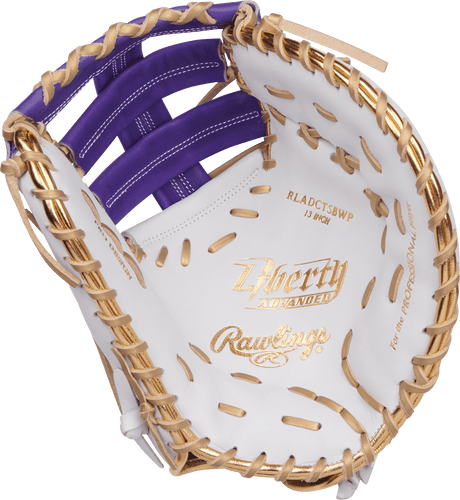 Rawlings Liberty Advanced ColorSync 4.0 13" First Base Softball Mitt/Glove - RLADCTSBWPUG - Smash It Sports