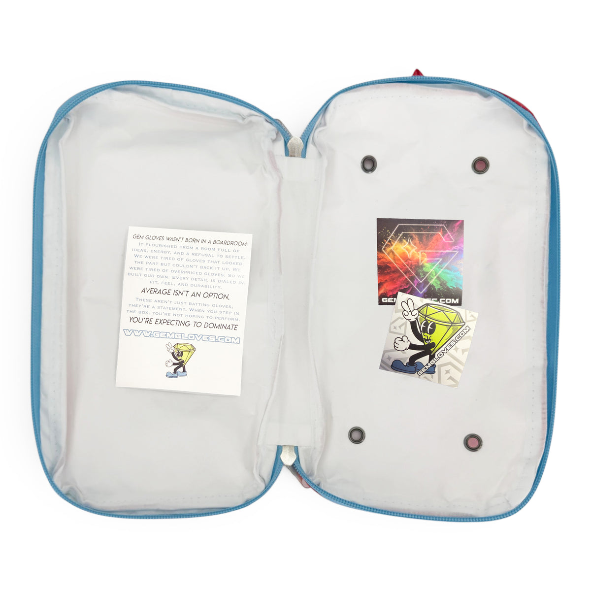 Gem Glove Opalite Batting Glove - Cow Print