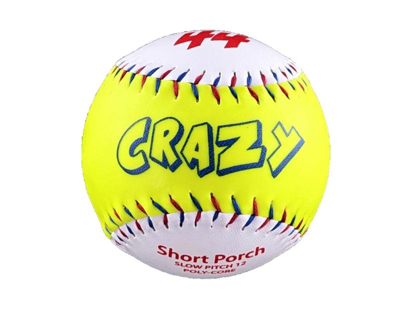 Short Porch Crazy BP 44/375 12" Synthetic Slowpitch Softballs - Smash It Sports