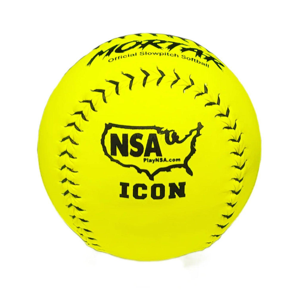 Short Porch Mortar NSA Icon 44/400 12" Slowpitch Softballs - Smash It Sports