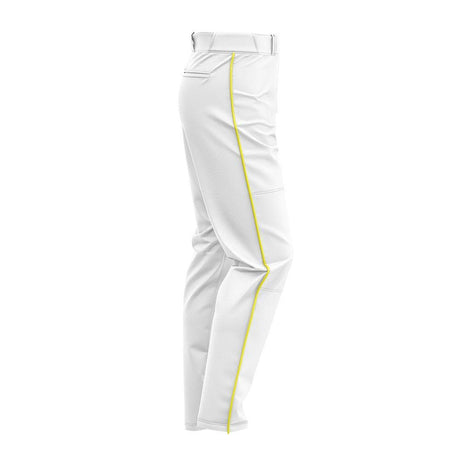 SIS Pro-Line Softball/Baseball Game Pants (White with Colored Piping) - Smash It Sports