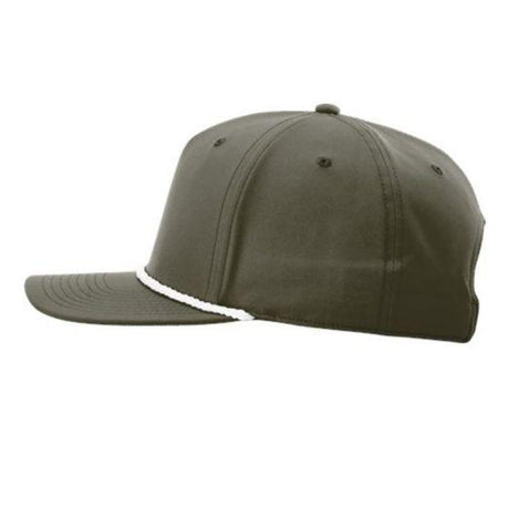 Smash It Sports Classic Rope Snapback Hat - Olive Green/White/Orange - Smash It Sports