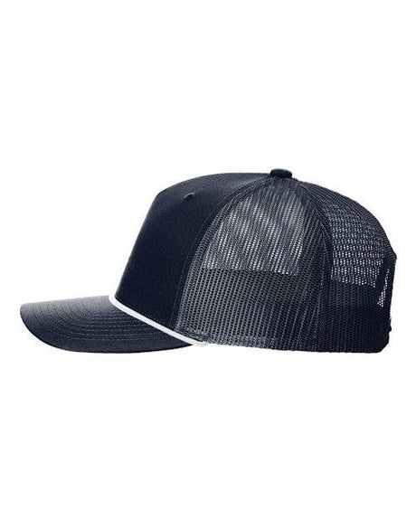 Smash It Sports Classic Rope Trucker Hat - Navy/White/Carolina - Smash It Sports