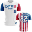 Smash It Sports Patriot Short Sleeve Shirt (Customized Buy-In) - Smash It Sports