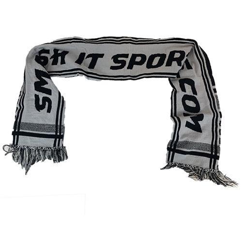 Smash It Sports Reversible Winter Scarf- Grey/Black - Smash It Sports