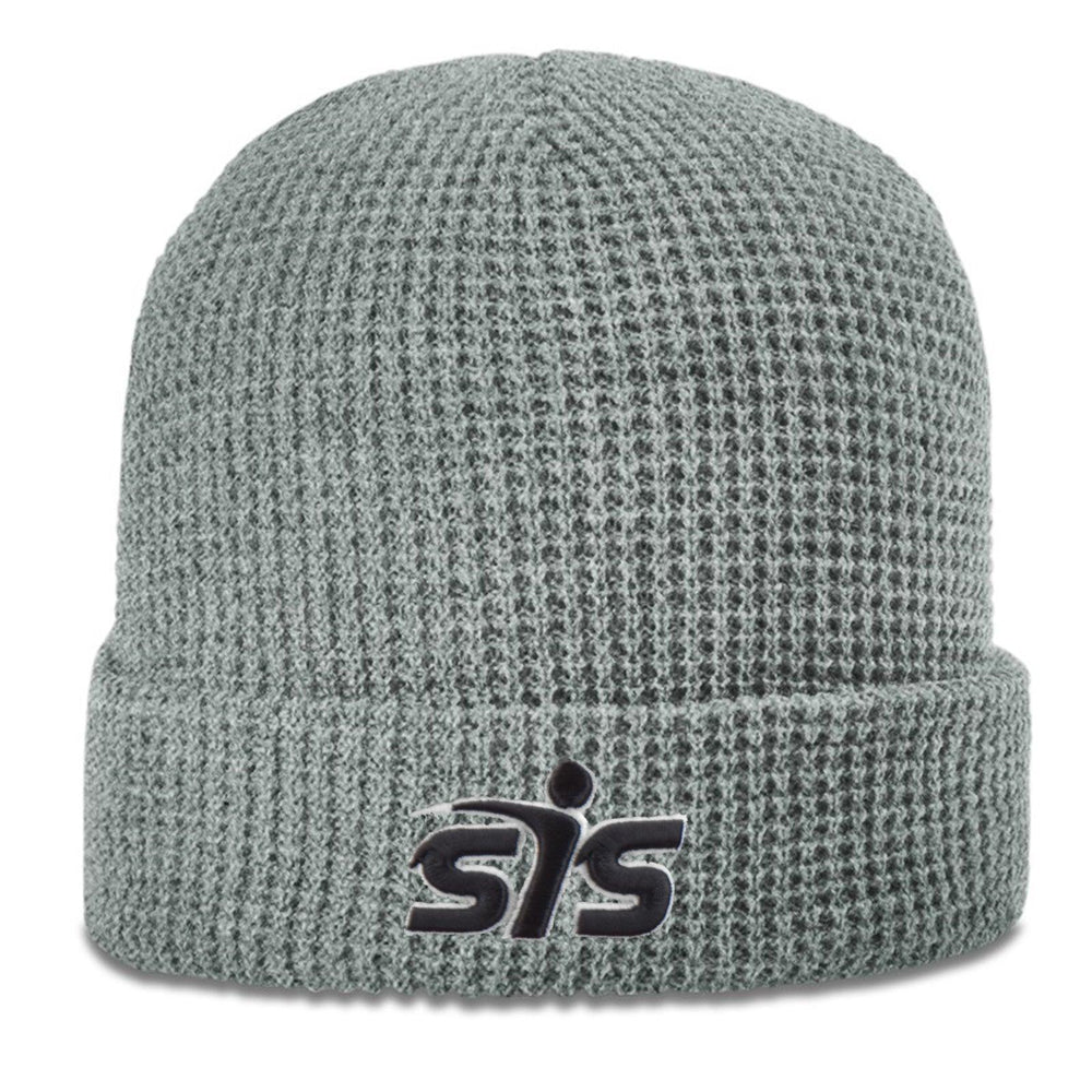 Smash It Sports Waffle Beanie #146 (Heather Grey) - Smash It Sports