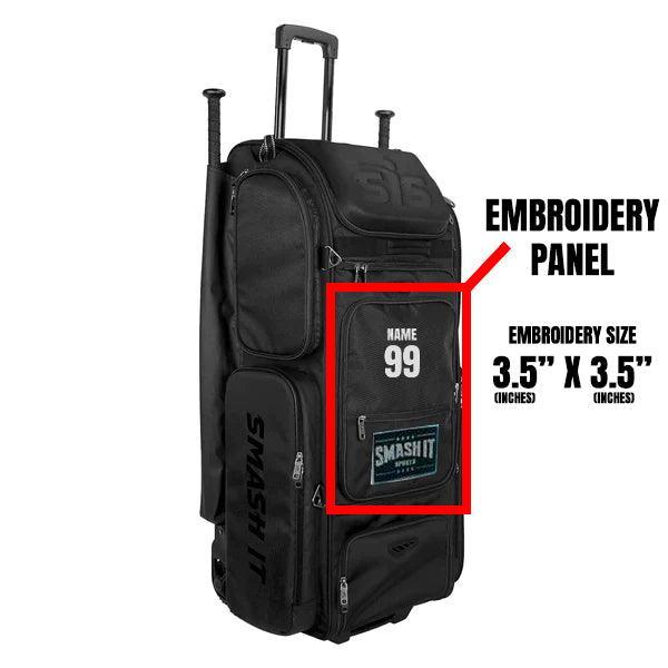 SMASH OPS V3 GUERRILLA Roller Bag - Black Camo - Smash It Sports