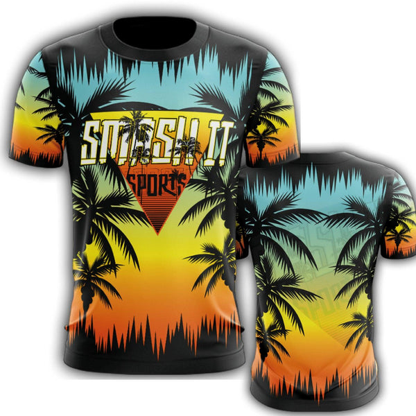 Smash It Sports EVO-Tech™ Short Sleeve Shirt - Hawaiian