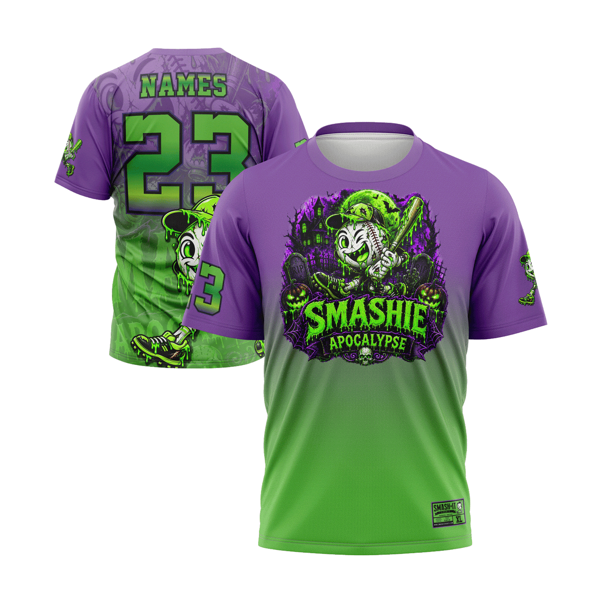 2026 Smash It Sports Halloween Short Sleeve Jersey (Customized Buy-In) Smashie Apocalypse