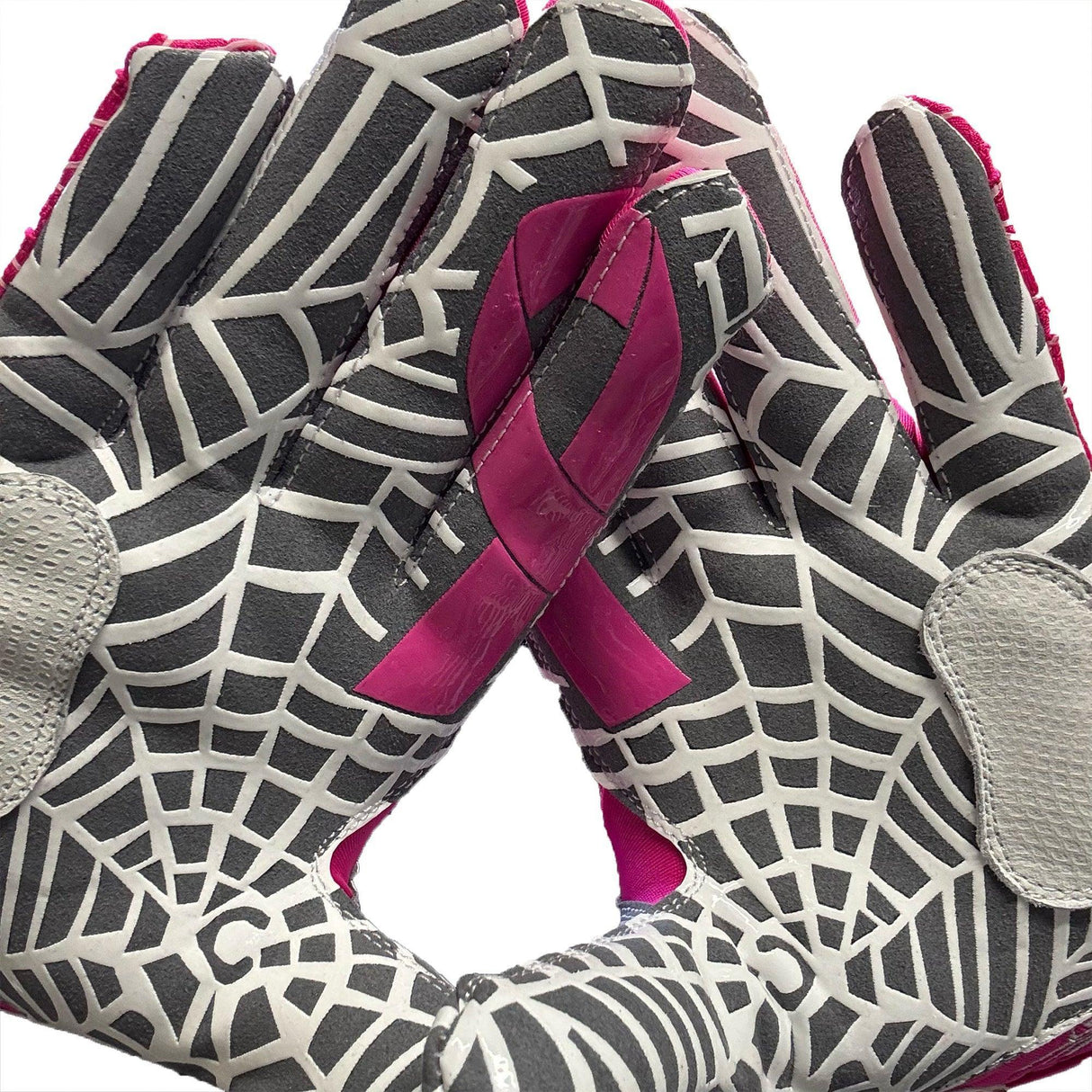 Spiderz HYBRID Limited Edition Batting Gloves - Pink Ribbon - Smash It Sports