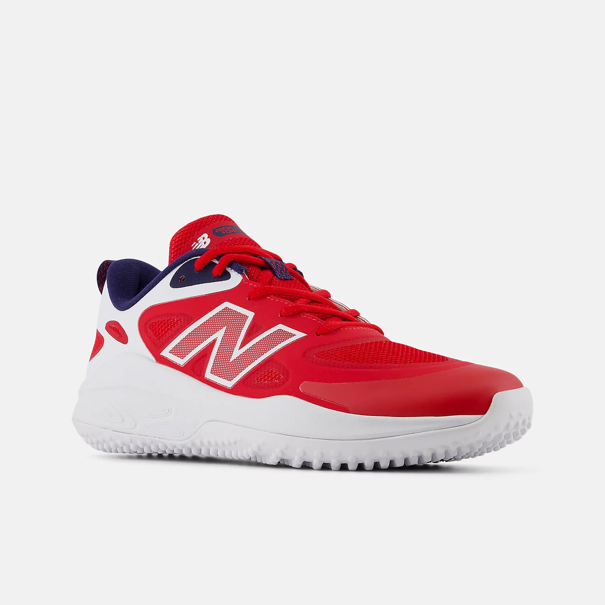 New Balance Women's Fresh Foam x Velo v4 Turf-Trainer Softball Shoes - Red/White/Navy STVELOU4