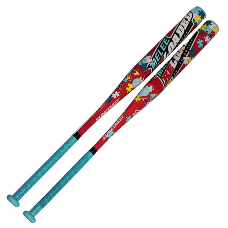 Suncoast Melee Reloaded 2 Autism Awareness End Loaded 12" 1PC SSUSA Senior Slowpitch Softball Bat- SMRAAE12 - Smash It Sports
