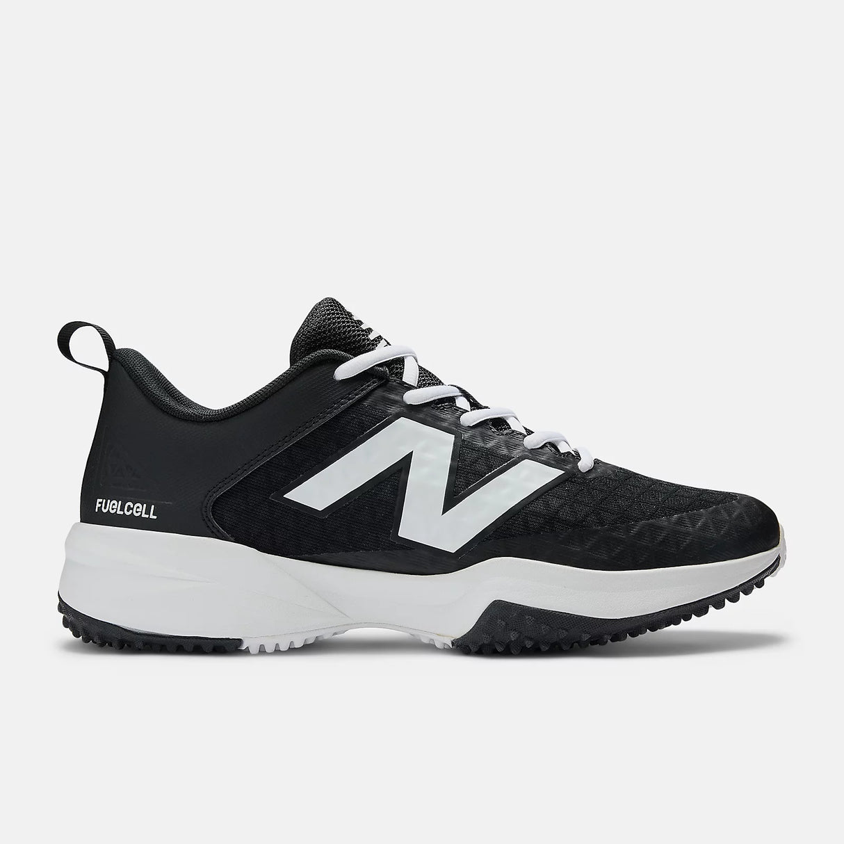 New Balance Men's Fuelcell 4040 v8 Turf Baseball Shoes - Black/White - T4040BK8
