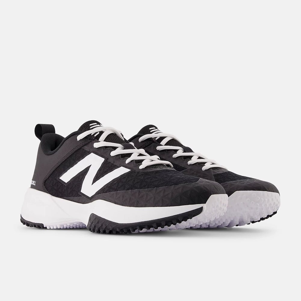 New Balance Men's Fuelcell 4040 v8 Turf Baseball Shoes - Black/White - T4040BK8