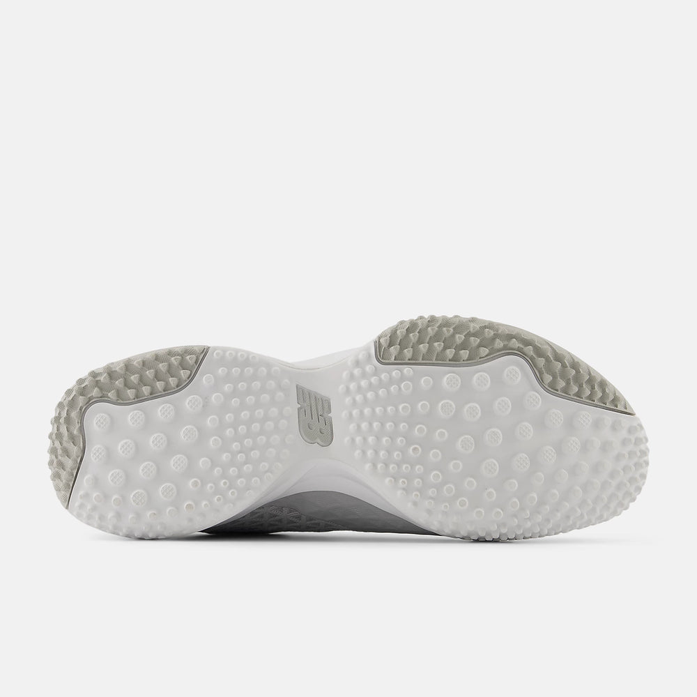 New Balance Men's Fuelcell 4040 v8 Turf Baseball Shoes - Grey/White - T4040TG8