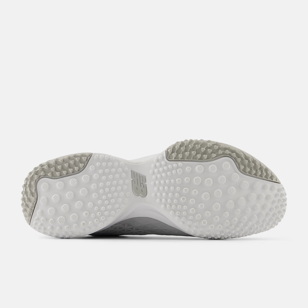 New Balance Men's Fuelcell 4040 v8 Turf Baseball Shoes - Grey/White - T4040TG8