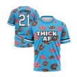 Thick AF Short Sleeve Jersey (Customized Buy-In) - Smash It Sports