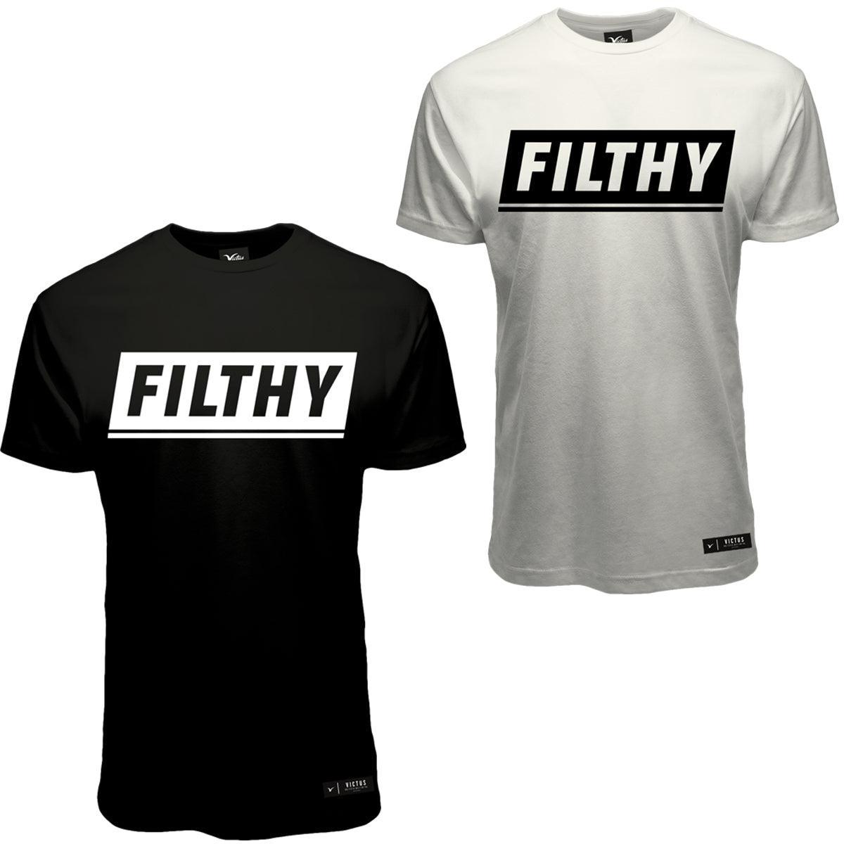 Victus 'Filthy' Statement Cotton Short Sleeve T Shirt - Smash It Sports