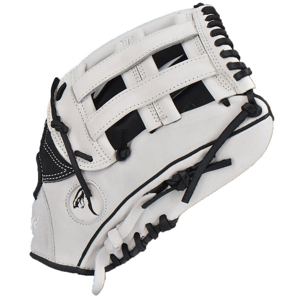 Viper Premium Leather Slowpitch Softball Fielding Glove – Game Ready Edition - VIP-H-SL-W-BLK-001 - Smash It Sports