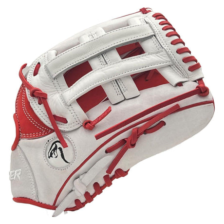 Viper Premium Leather Slowpitch Softball Fielding Glove – Game Ready Edition - VIP-H-SL-W-RD-002 - Smash It Sports