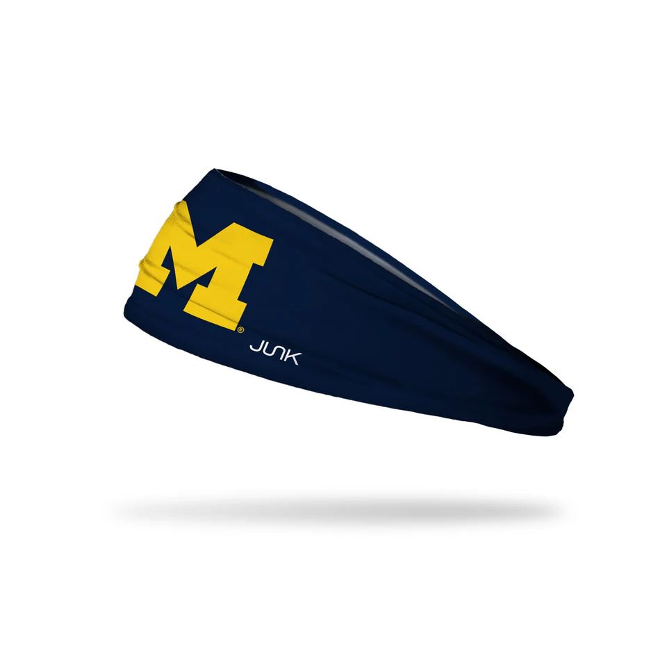 Junk Headband University of Michigan: Logo Blue - Big Bang Lite
