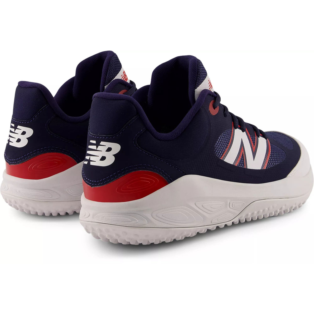 New Balance Men's Fresh Foam 3000 v7 Turf Baseball Shoes - Navy/White/Red - T3000RB7