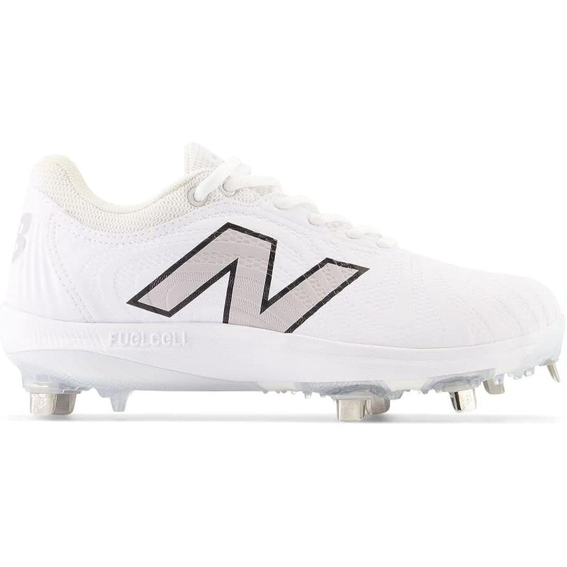 New Balance Women's FuelCell FUSE v4 Metal Fastpitch Softball Cleats - Optic White / Raincloud - SMFUSEW4 - Smash It Sports