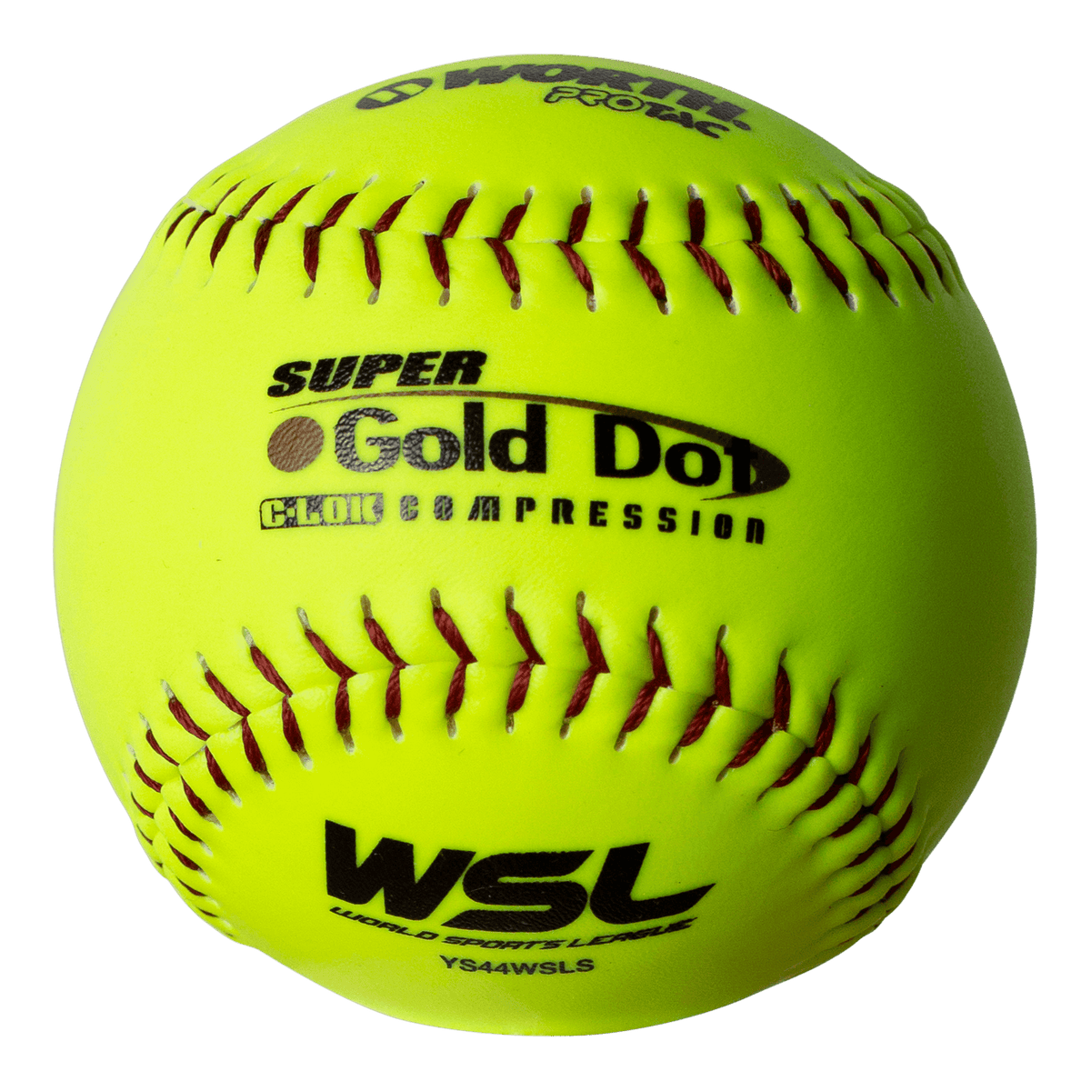 Lot De 12 Balles De Softball Jaunes 11" - 6 Fastpitch & 6 Slowpitch - Marques Assorties
