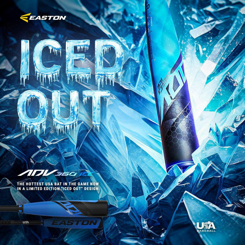 Easton ADV 360 "Ice" Limited Edition USA Baseball Bat - Smash It Sports