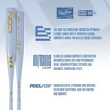 2026 Rawlings Icon The Chosen One -3 BBCOR Baseball Bat - RBB6IONE3
